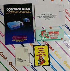CONSOLE NINTENDO NES CONTROL DECK SUPER MARIO BANK PACK MATTEL RARO COMPLETO