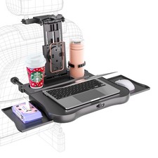 FANXIN Car Back Seat Tray with Extendable Table, Car Desk for Laptop with Pho...