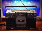 SONY CF-560S 🌈RaRe🌈 Vintage Stereo Cassette Boombox Recorder FM MW SW