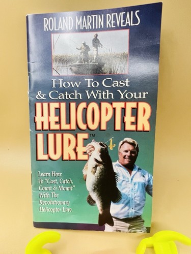 VINTAGE KONVOLUT ANGELKÖDER: ROLAND MARTIN BOOK & HELICOPTER KÖDER, CRAPPIE TUBES - Bild 4 von 6