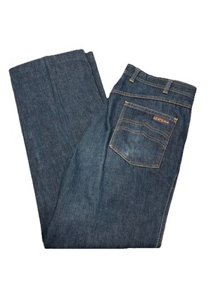 LEVIS Panatela Sportswear Vintage 70 s Action Slacks Wide Leg 36x32 Scovill Zip