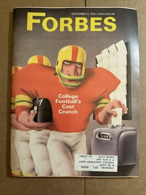 Forbes Magazine November 15, 1976 College Football s Cost Crunch
