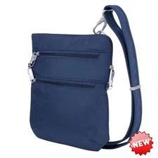 [Quick Completion] Travelon RFID Anti-TheftSlim Double Zip Crossbody