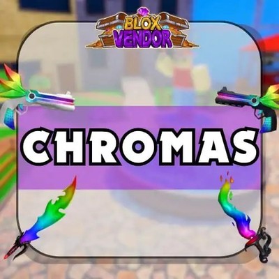 Murder Mystery 2 MM2 Chroma Bundle Godly Knifes and Guns