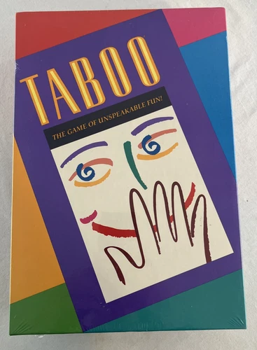 Vintage 1989 Milton Bradley Taboo Board Party Game - New Sealed