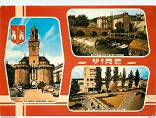 14 - Vire - Multivues - Blasons - Automobiles - 2CV - Flamme Postale de Vire - C