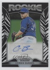 2019 Panini Prizm Rookie Zebra Prizm 82/99 Corbin Burnes #RA-CB Auto g2u