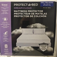 Protect A Bed Dream Cloud Mattress Protector, King or Queen New in Box