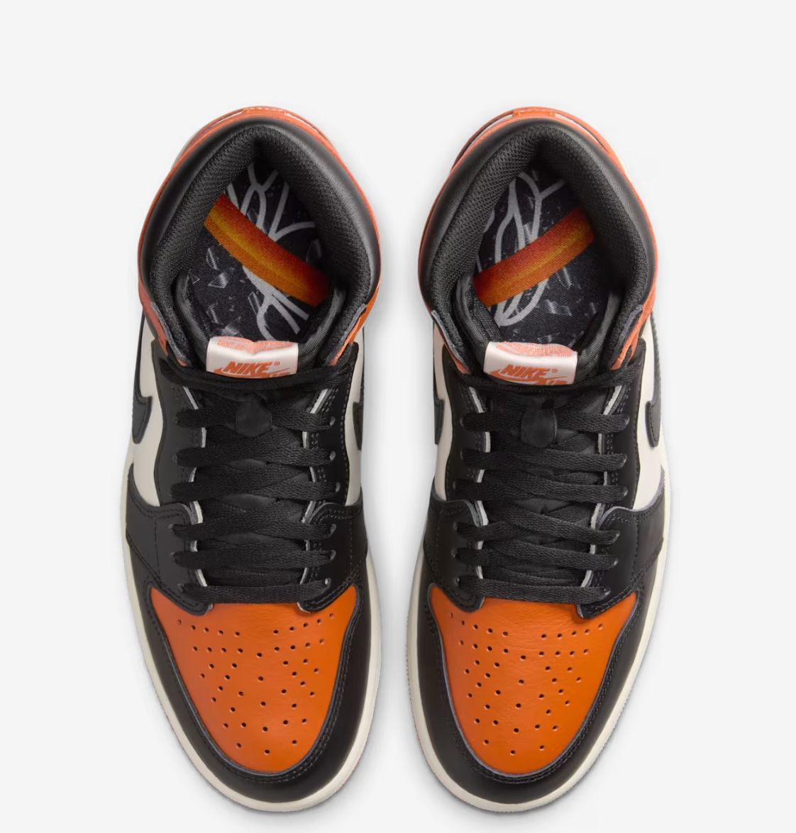シューズ(男性用) Nike Air Jordan 1 Shattered Backboard Nike Air Jordan 1 Mid Shattered Backboard Orange DQ8426-801