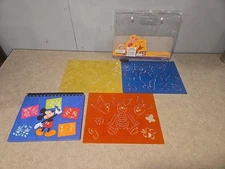 Disney Stencil Kit Winnie The Pooh Tigger Piglet /Plus The Stencil Book