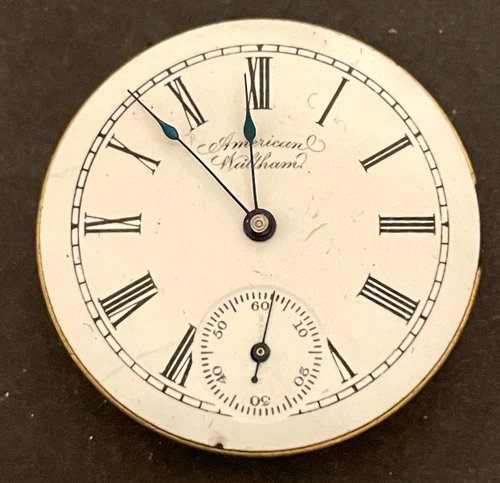 Antique Waltham Model 1891 Grade 60 Pocket Watch Movement Parts/Repair 0s 7j USA