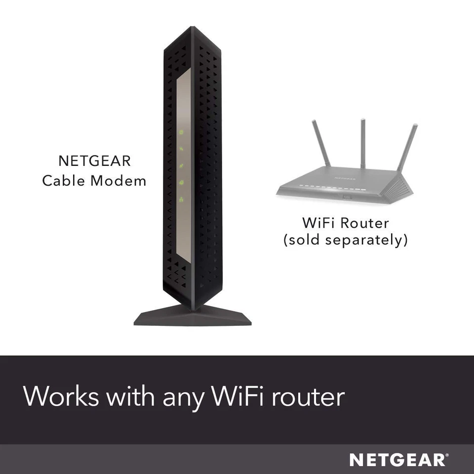 NETGEAR CM1000 DOCSIS 3.1 Gigabit Cable Modem 1Gbps Xfinity Spectrum - Image 2 of 4