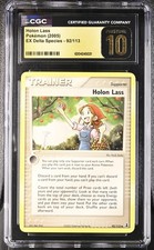 Pokemon Holon Lass 92/113 EX Delta Species - CGC 10 PRISTINE on eBay