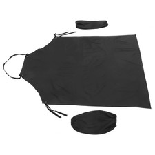  Disposable Aprons Adults Pvc for Cleaning Black Servers Waterproof