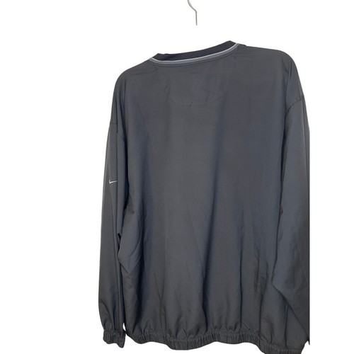 Nike Golf Pullover Windbreaker Jacket Mens XL Black Long Sleeve V Neck - Picture 3 of 8