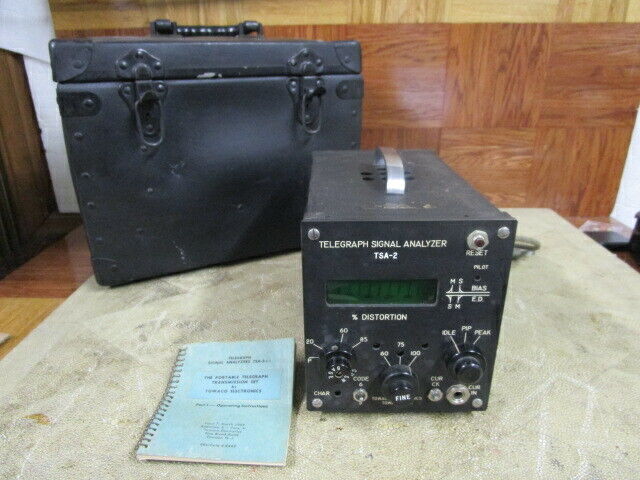 Vintage Towaco Electronics Max 83% OFF Sale Special Price Telegraph Signal TSA-2 Analyzers
