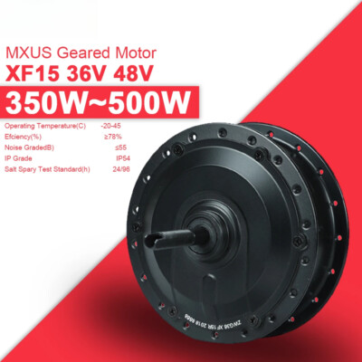36V 250W 350W 48V 500W E-bike Brushless Gear Hub Motor Front Rear