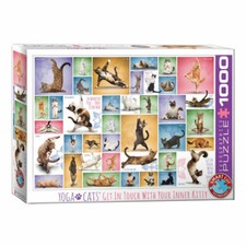 Eurographics Puzzle Yoga Cats, 1000 pieces, 68 x 48 cm, 6000-0953