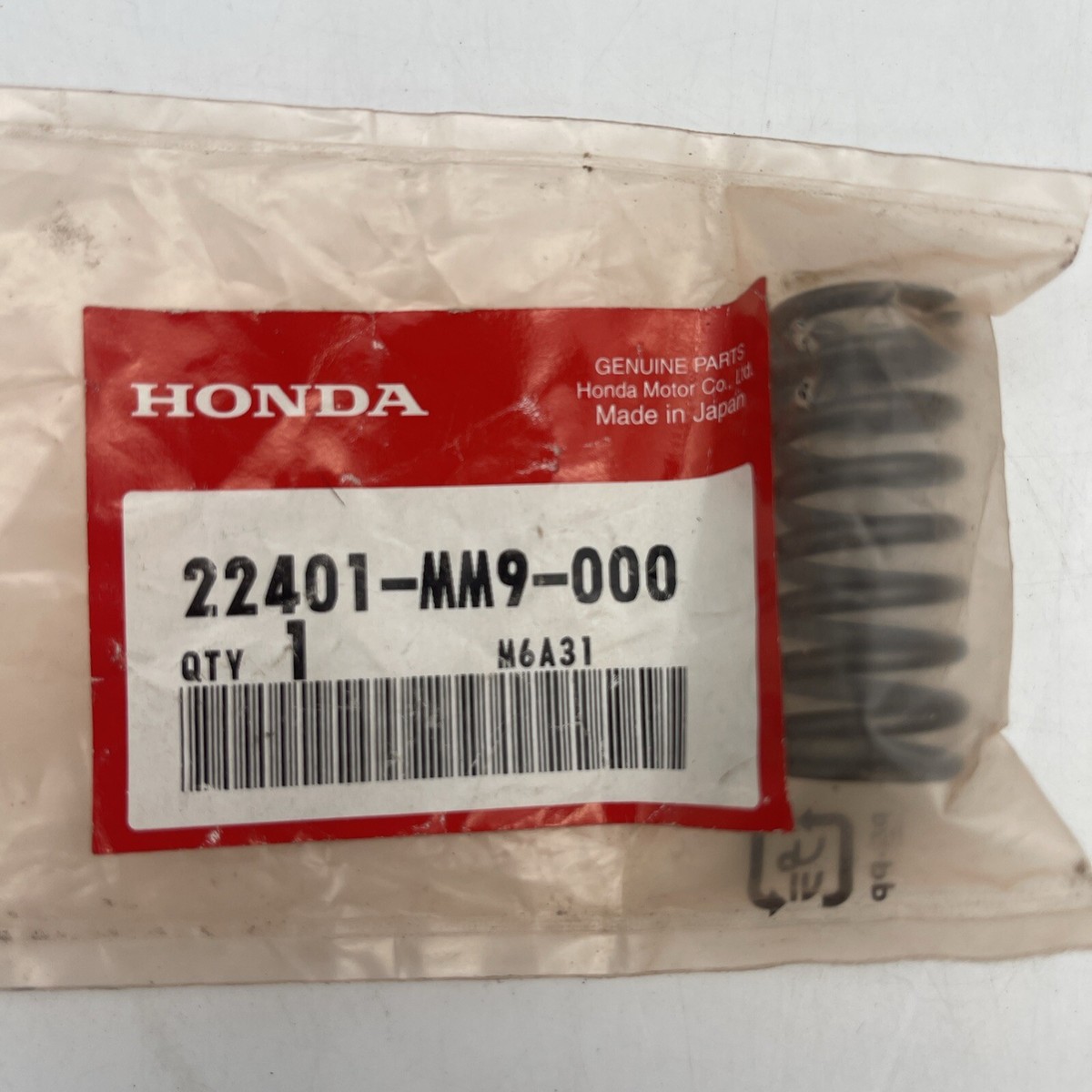 Honda SPRING, CLUTCH 22401-MM9-000 OEM NOS Made In Japan | eBay