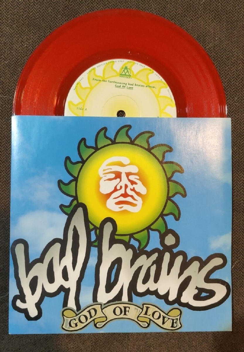 BAD BRAINS God of Love red LP 7