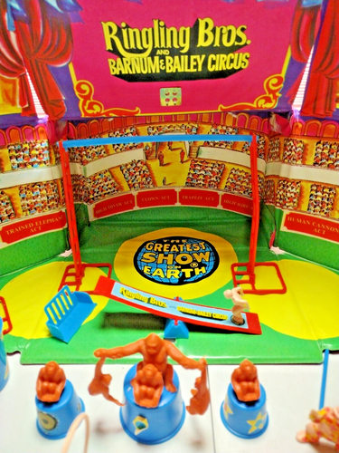 Jouet cirque Ringling Bros. et Barnum & Bailey cirque Mattel 1972 actes de plaisir - Photo 10/22