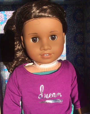 American Girl Gabriela Doll and Book NIB 18 '' GOTY 2017 Gabi Retired LE
