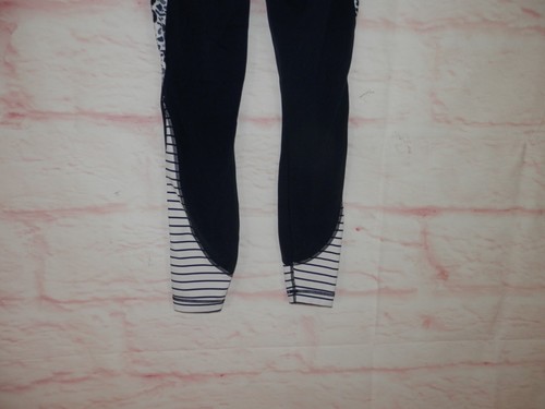 Athleta Girls Size XS Colorblock Animal Print Stripe Solid Athletic Legging 4626 - Picture 6 of 11