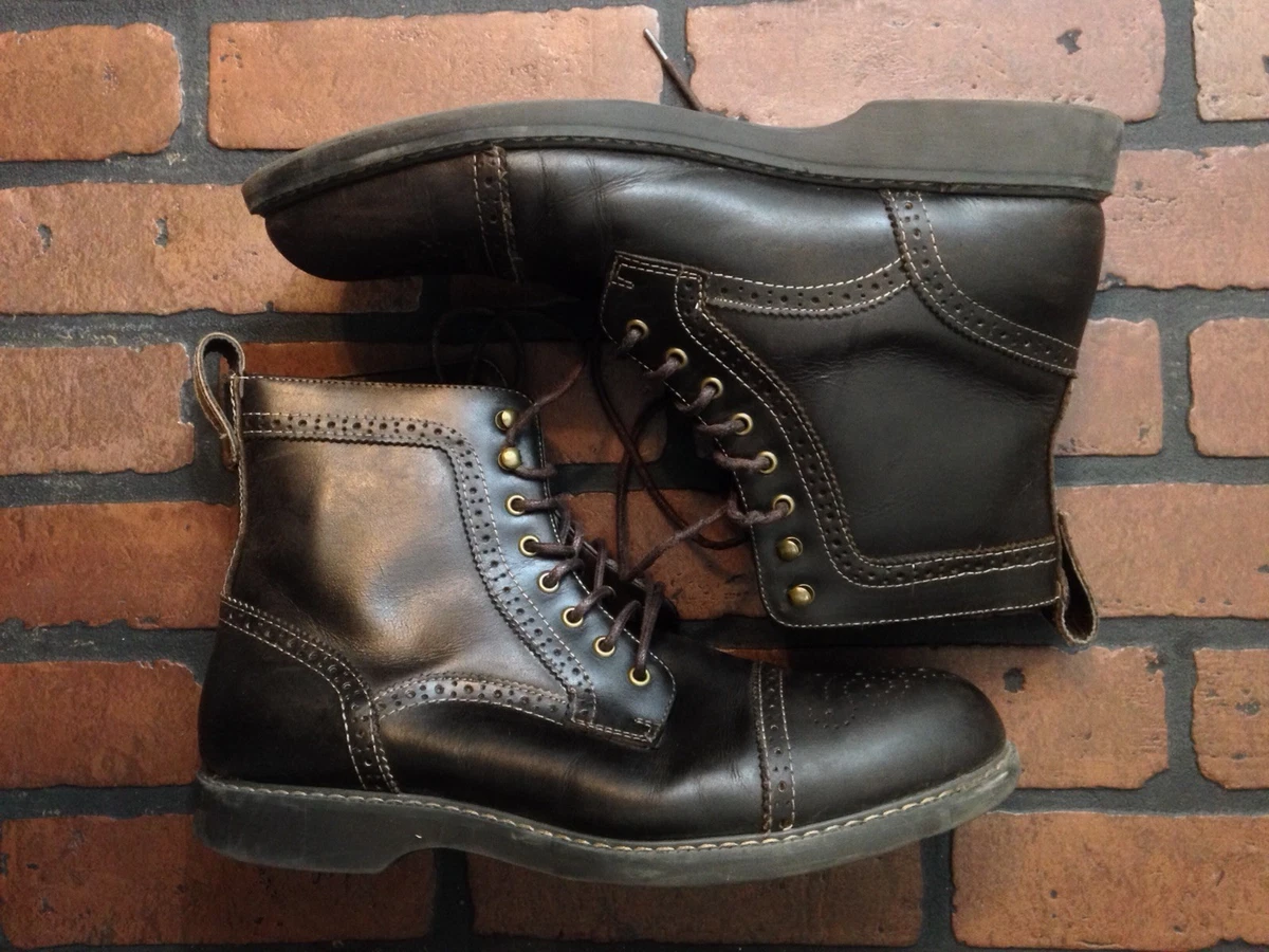 Bass wingtip boots top