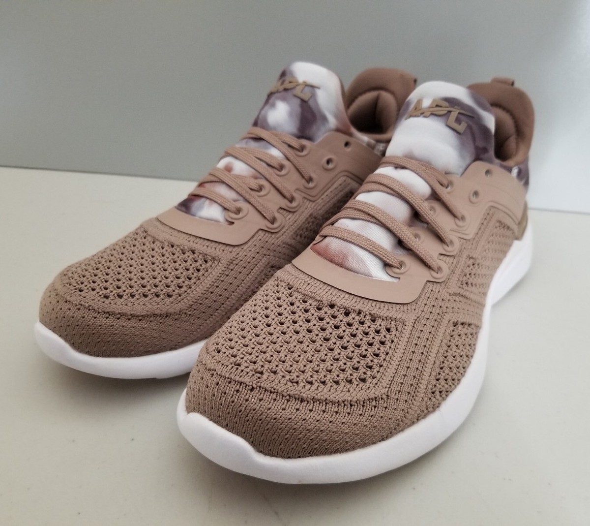 APL Techloom Tracer Sneakers In Tie Dye Almond Size 6.5 36.5 