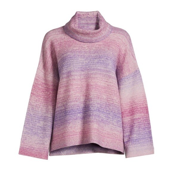 Oversized Sweatshirts Time And Tru Turtleneck Sweatshirt Time