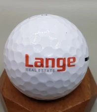 Lange Logo Golf Ball Vice Collectors Display Ball Real Estate
