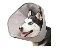 BARKLESS Dog Cone, Soft Cones for Large Dogs After Surgery to Stop Licking, Adju