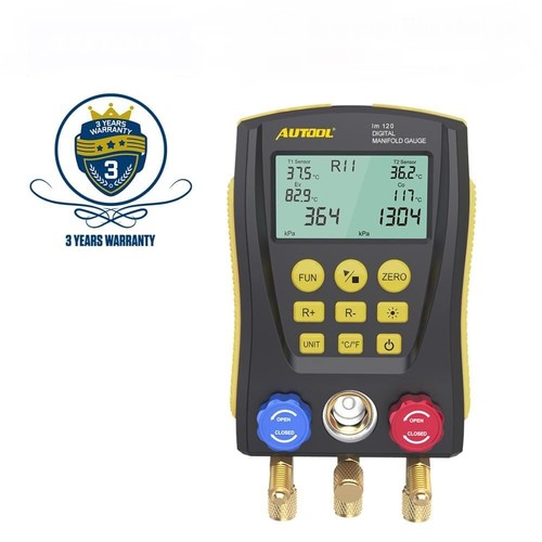 Car Air Conditioning Tester Refrigeration Digital HVAC Medium Vacuum Pressure - Picture 12 of 12