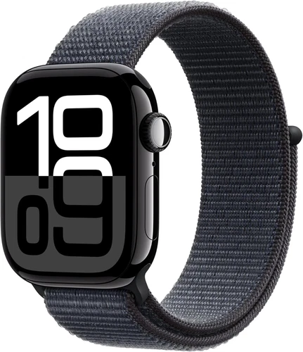 Apple Watch Series 10 42mm GPS Jet Black w/ Ink Sport Loop MWWG3LW/A