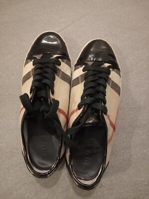 Burberry Sneakers Patent Toe 39 used top condition