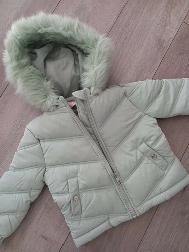 Eggshell Green Sage Coat Jacket Girls 