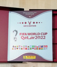 Panini FIFA 2022 QATAR Copa Mundial Suiza ORYX VACÍO TAPA DURA ÁLBUM PASTA DURA
