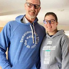 THE CHOSEN Pullover Hoodie Grey Size L