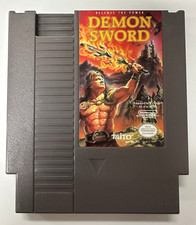 Demon Sword (Nintendo Entertainment System NES, 1988) TESTED & WORKS