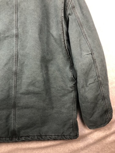 VINTAGE CARHARTT ARCTIC USA UNION MADE QUILT LINED JACKET GREEN MENS 2XL C26HTS - Picture 11 of 16