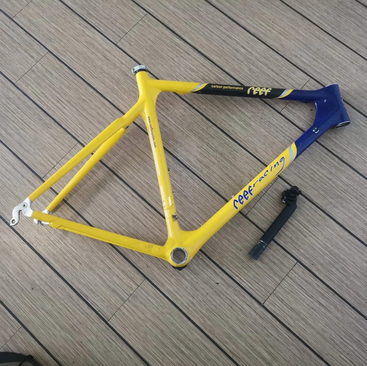 Reef Racing Carbon Fibre Road Bike Frame Please Read eBay