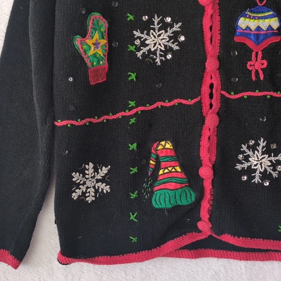 Suéter Cherokee Vintage Para Mujer Tejido Vacaciones Navidad Talla XL Foto 2 de 4