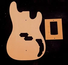 Guitar Bass Template Set, Modular, P Style, CNC made