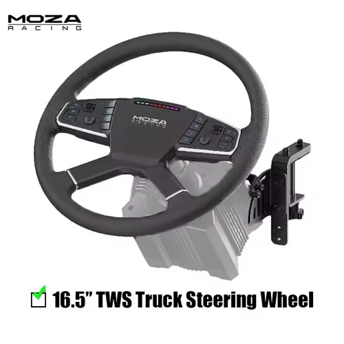 MOZA Racing TSW Truck Steering Wheel Aerospace-grade Alloy Frame 16 inch Round