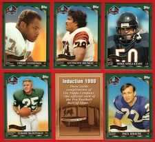 Pro Football Hall of Fame Enshrinee Class of 1998 Factory Sealed Topps Card Set