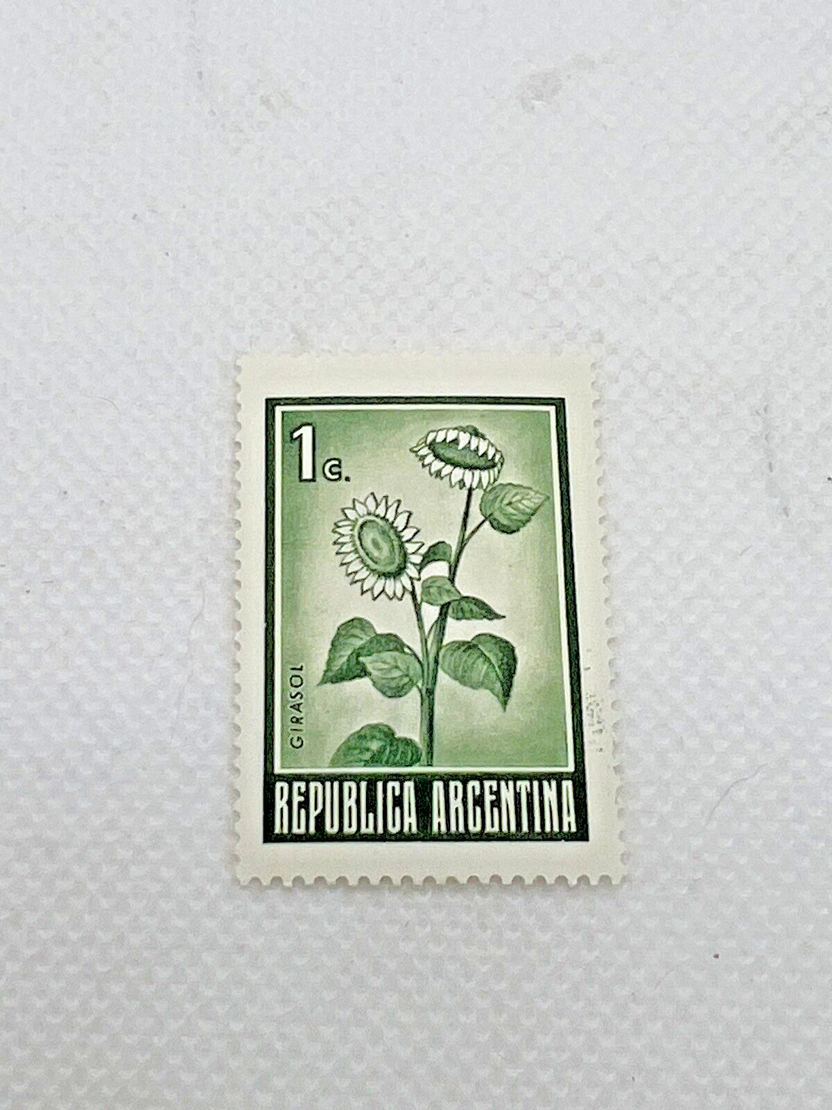 Argentina Scott 923 Stamp Girasol / Sunflower 1971 NM