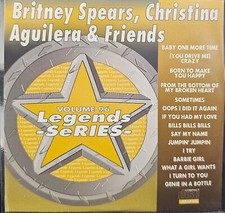 96 BRITNEY SPEARS CHRISTINA AGUILERA  LEGENDS KARAOKE CDG DISC LOT UK