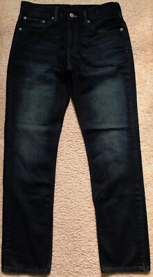 LEVIS 511 JEANS DARK BLUE WITH SLIGHT FADE EFFECT TAG SZ 32X32  (32X31) NWOT