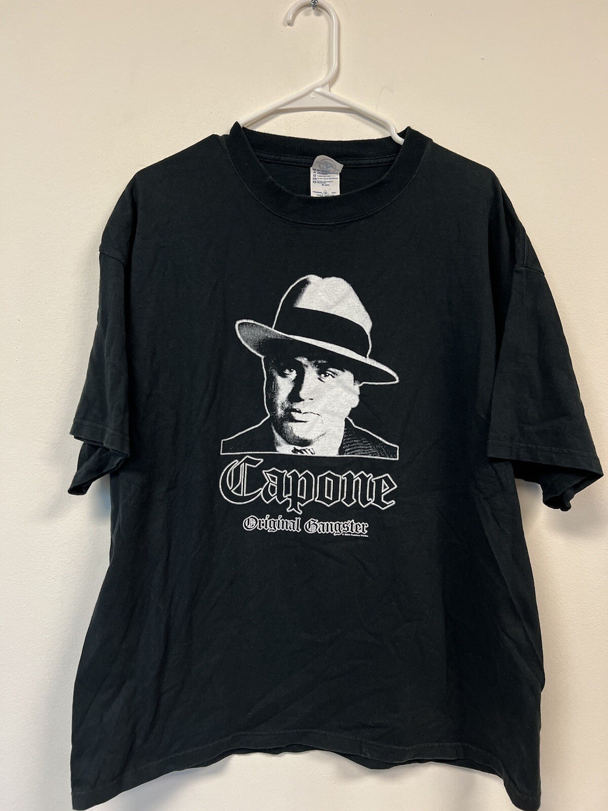Vintage Al Capone Serial Killer T Shirt Mens XL Black… - Gem