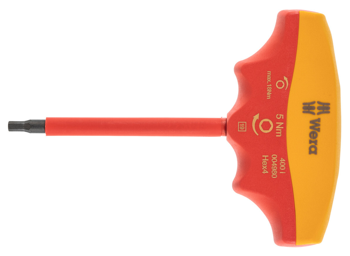 WERA - Giravite dinamometrico interamente isolati